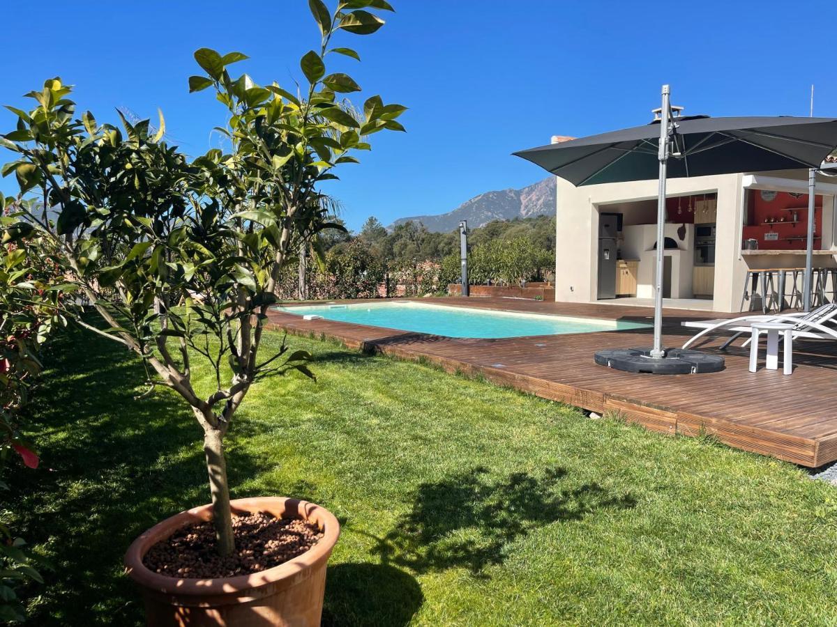 Magnifique Villa Recente Entre Mer Et Montagne Situee Entre Ajaccio Et Porticcio Cauro Bagian luar foto